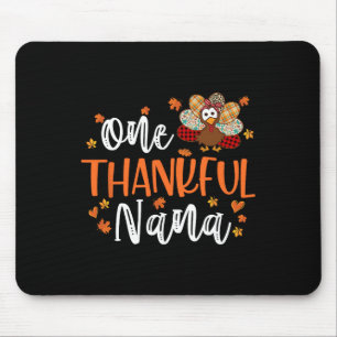 Tapis De Souris Un Remerciement Nana Thanksgiving Famille Correspo