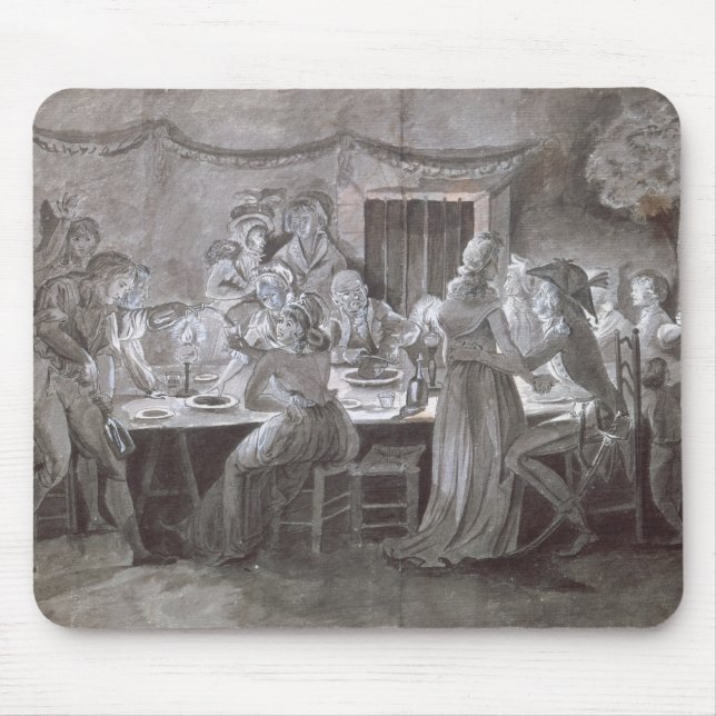 Tapis De Souris Un repas de mariage de soirée (Devant)