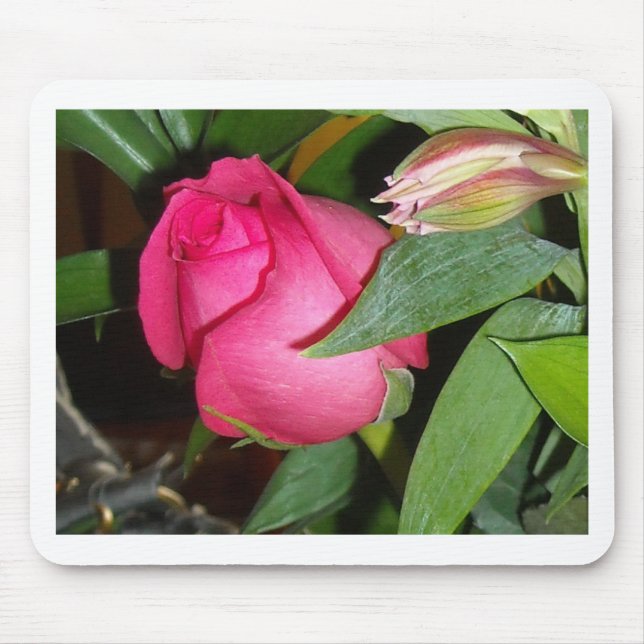 Tapis De Souris Un Rose (Devant)