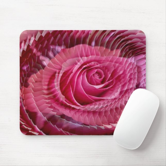 Tapis De Souris Un Rose est un rose....... (Avec souris)