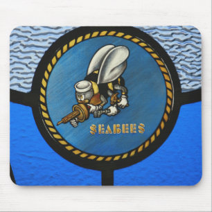 Tapis De Souris Un seul logo Seabee