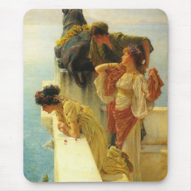 Tapis De Souris Un signe de la vanité par Sir Lawrence Alma-Tadema (Devant)