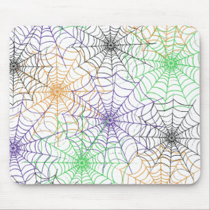 Tapis De Souris Un simple Motif Web d'Halloween Spider