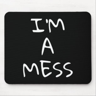 Tapis De Souris Un stress anxieux de dépression du mess