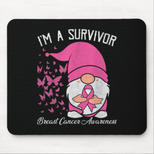 Tapis De Souris Un survivant Pink Ribbon Sensibilisation au cancer