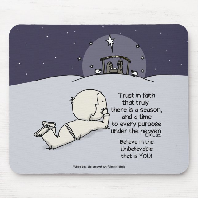 Tapis De Souris Un temps pour tous les objectifs (Devant)