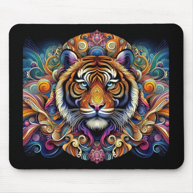 Tapis De Souris Un Tigre Majestueux - Souris (Devant)