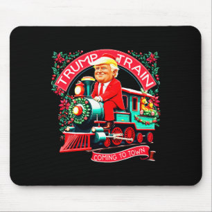 Tapis De Souris Un Trump En Train D'Atteindre La Ville Trump 2024