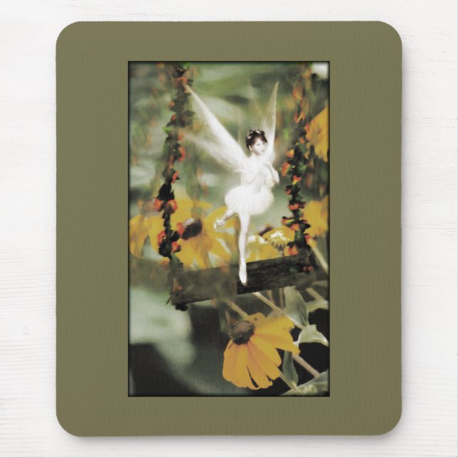 Tapis De Souris Une aile dans le jardin Mousepad (Devant)