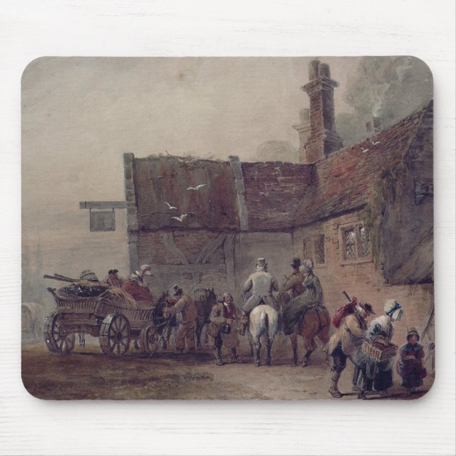 Tapis De Souris Une auberge de bord de la route (Devant)