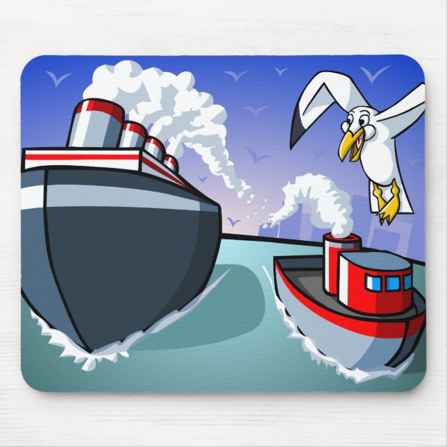 Tapis De Souris Une aventure océanique (Devant)