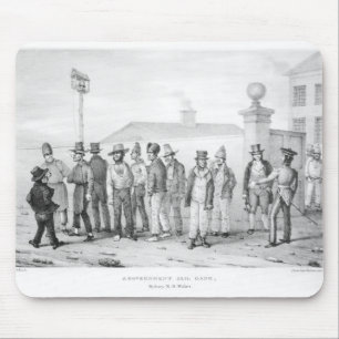 Tapis De Souris Une bande de prison de gouvernement