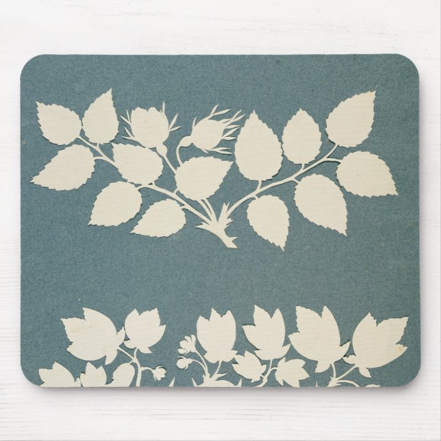 Tapis De Souris Une branche de rose et branche de jasmin (Devant)