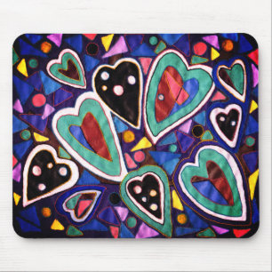 Tapis De Souris Une collection de coeurs