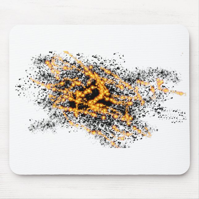 Tapis De Souris Une éruption de feu (Devant)