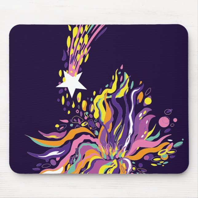 Tapis De Souris Une étoile qui tombe. (Devant)