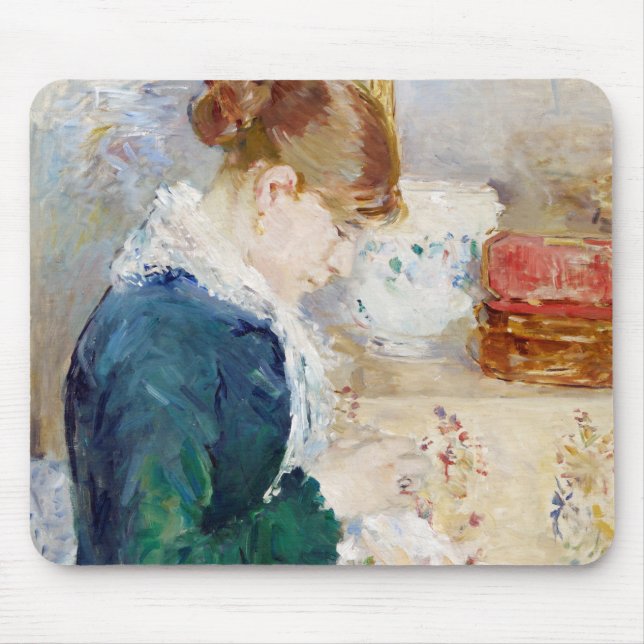 Tapis De Souris Une Femme Couchant, Berthe Morisot (Devant)