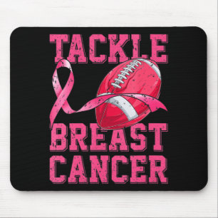 Tapis De Souris Une Femme Football S'Attaquer Cancer du Sein Sensi
