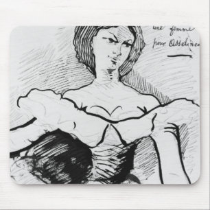 Tapis De Souris Une femme pour Asselineau