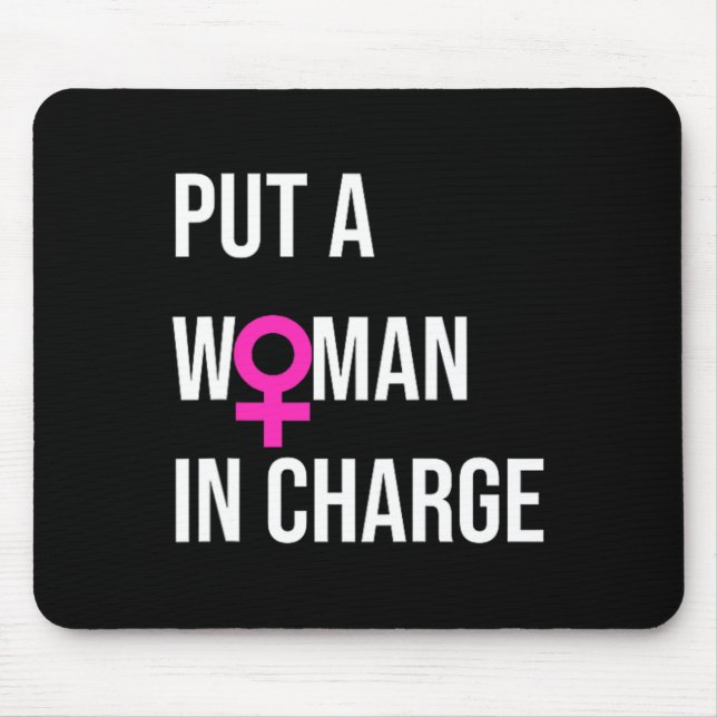 Tapis De Souris Une Femme Responsable De Potus Femme Présidente (Devant)
