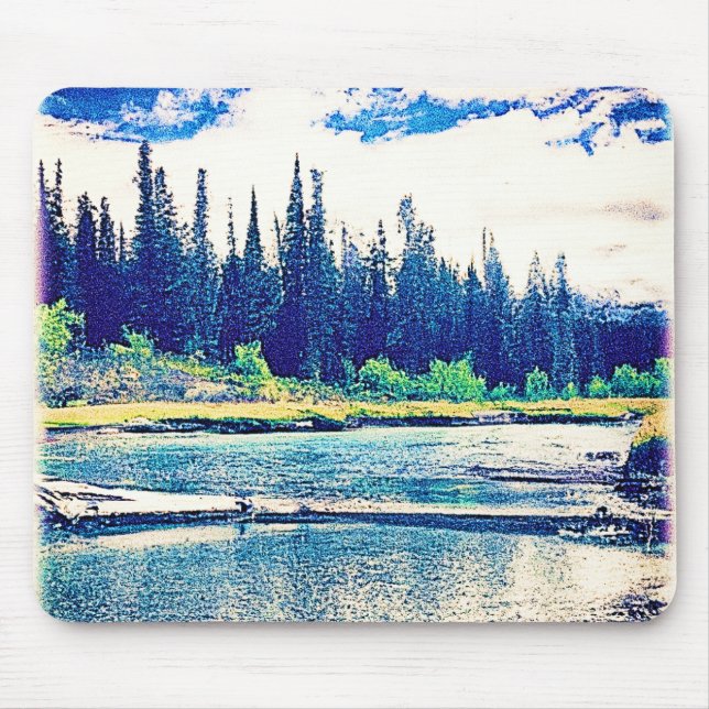 Tapis De Souris Une Forêt Sauvage Canadienne Majestueuse. Commande (Devant)