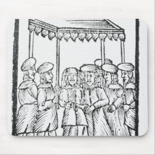 Tapis De Souris Une illustration d'un mariage juif