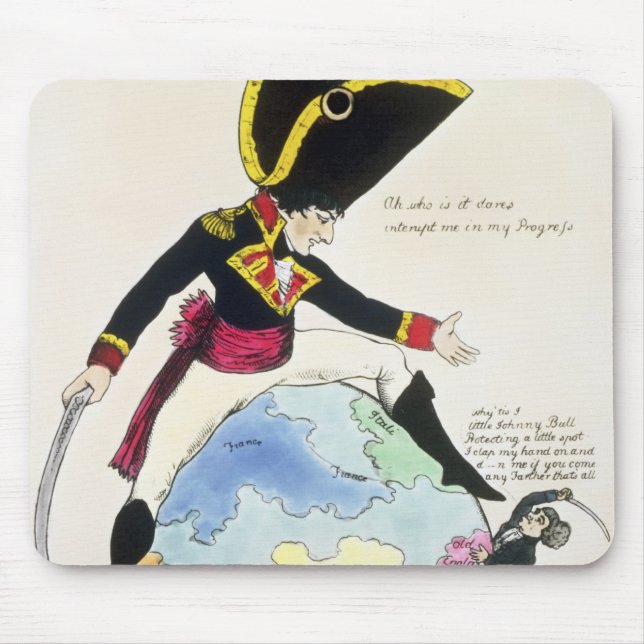 Tapis De Souris Une interruption à un pas au-dessus du globe, 1803 (Devant)