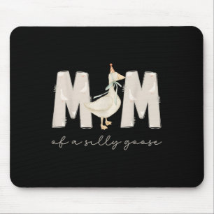 Tapis De Souris Une maman d'oie idiote 1er premier anniversaire fa