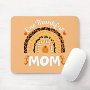 Tapis De Souris Une Maman Merci Thanksgiving Rainbow Fall Leopard