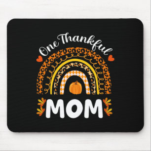 Tapis De Souris Une Maman Merci Thanksgiving Rainbow Fall Leopard