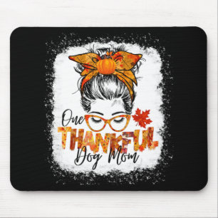 Tapis De Souris Une mère de chien reconnaissante Thanksgiving smes