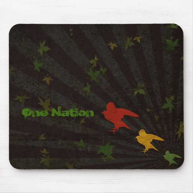 Tapis De Souris Une nation Rasta (Devant)