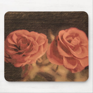Tapis De Souris Une paire de roses dans sketch3