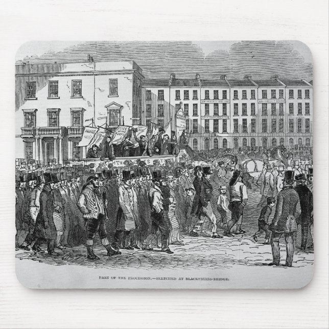 Tapis De Souris Une partie du cortège de Chartist (Devant)
