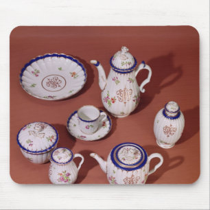 Tapis De Souris Une partie d'un service de thé décoré d'un