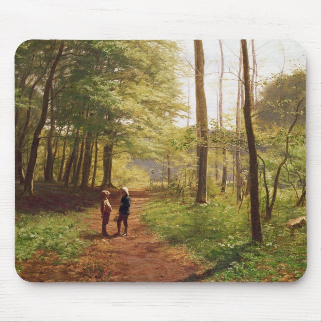 Tapis De Souris Une promenade dans la forêt (Devant)