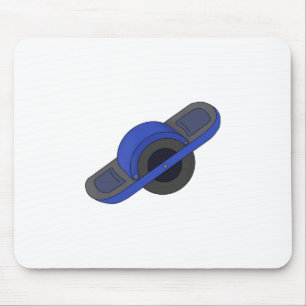 Tapis De Souris Une roue bleue