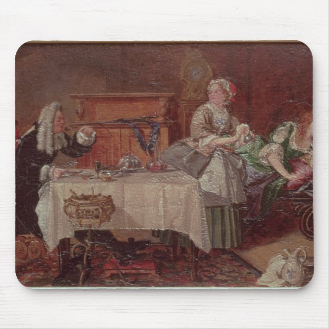 Tapis De Souris Une scène de "Tartuffe" par Moliere, 1850 (Devant)