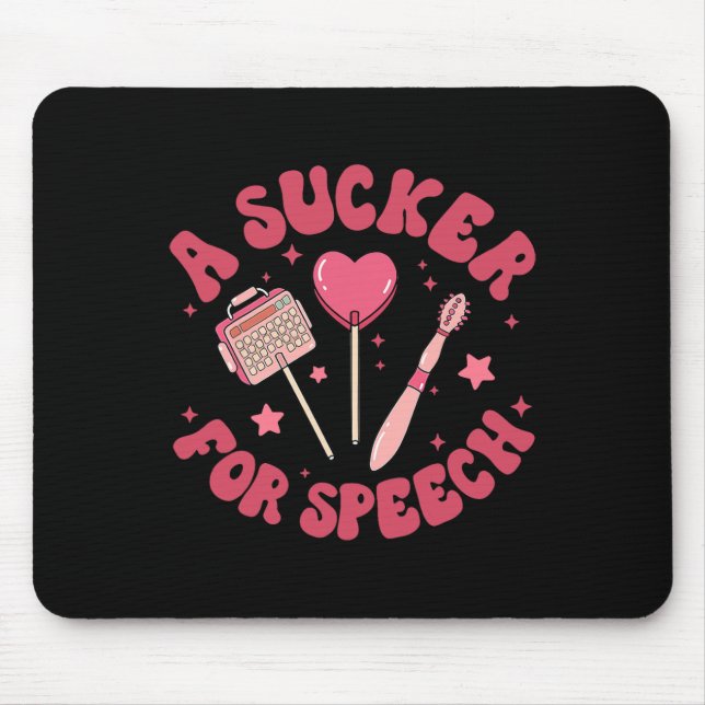 Tapis De Souris Une Sotte Pour La Saint-Valentin Slp Langage  (Devant)