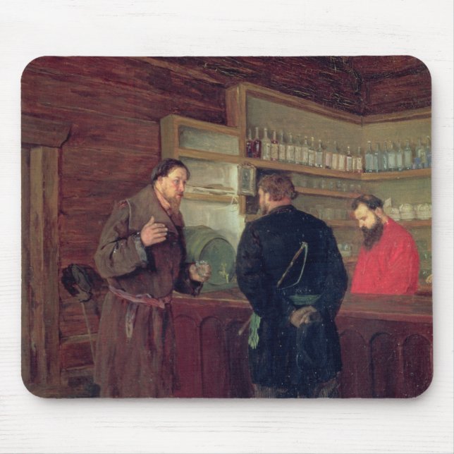Tapis De Souris Une taverne, 1889 (Devant)