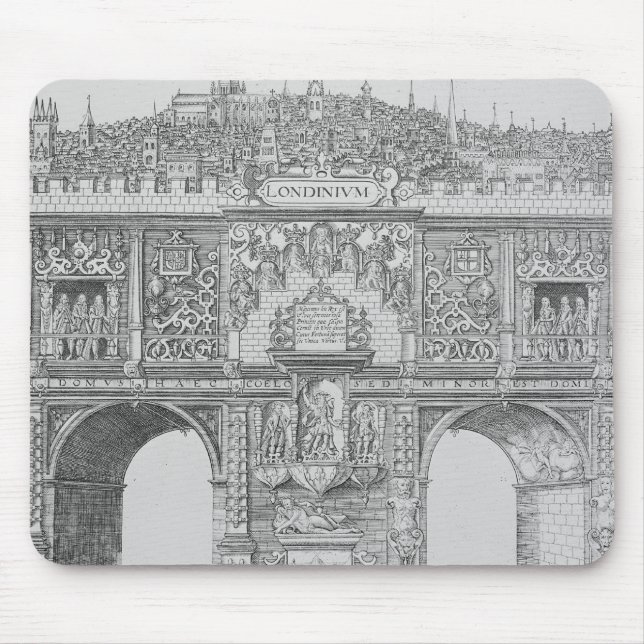 Tapis De Souris Une voûte triomphale, gravée par William Kip, 1604 (Devant)