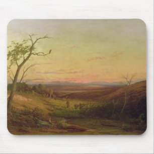 Tapis De Souris Une vue d'Adelaïde au coucher du soleil