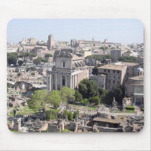 Tapis De Souris Une vue du fome de forum de Rome le Farnese