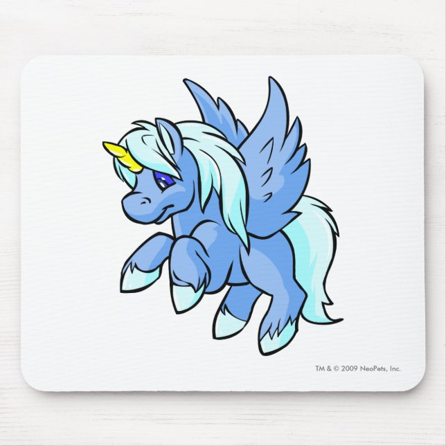 Tapis De Souris Uni bleu (Devant)