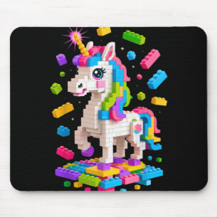 Tapis De Souris Unicorn Lover Master Builder Bloc de briques