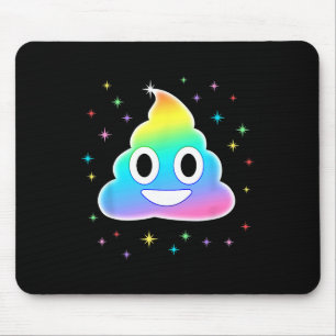 Tapis De Souris Unicorn Poop Magic Arc-en-ciel drôle Costume d'Hal