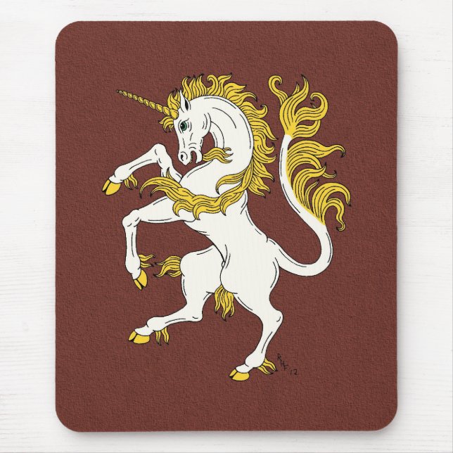 Tapis De Souris Unicorn Rampant (Devant)