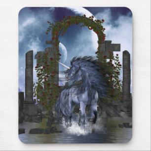 Tapis De Souris Unicorne bleue 2