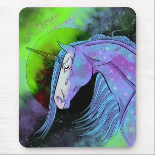 Tapis De Souris Unicorne cosmique 6