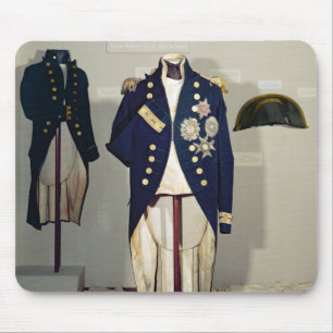 Tapis De Souris Uniforme naval royal porté